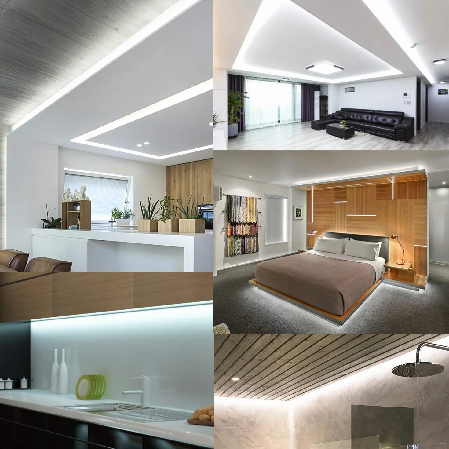 ONSSI® Neonowe taśmy LED 220v (zimna biel, 5m),12w/m każde cięcie 10 cm, 288 LED/m COB światło linowe,Wodoodporna Ip65 z wtyczką przełącznika i naklejką,Neon Led do użytku wewnętrznego i