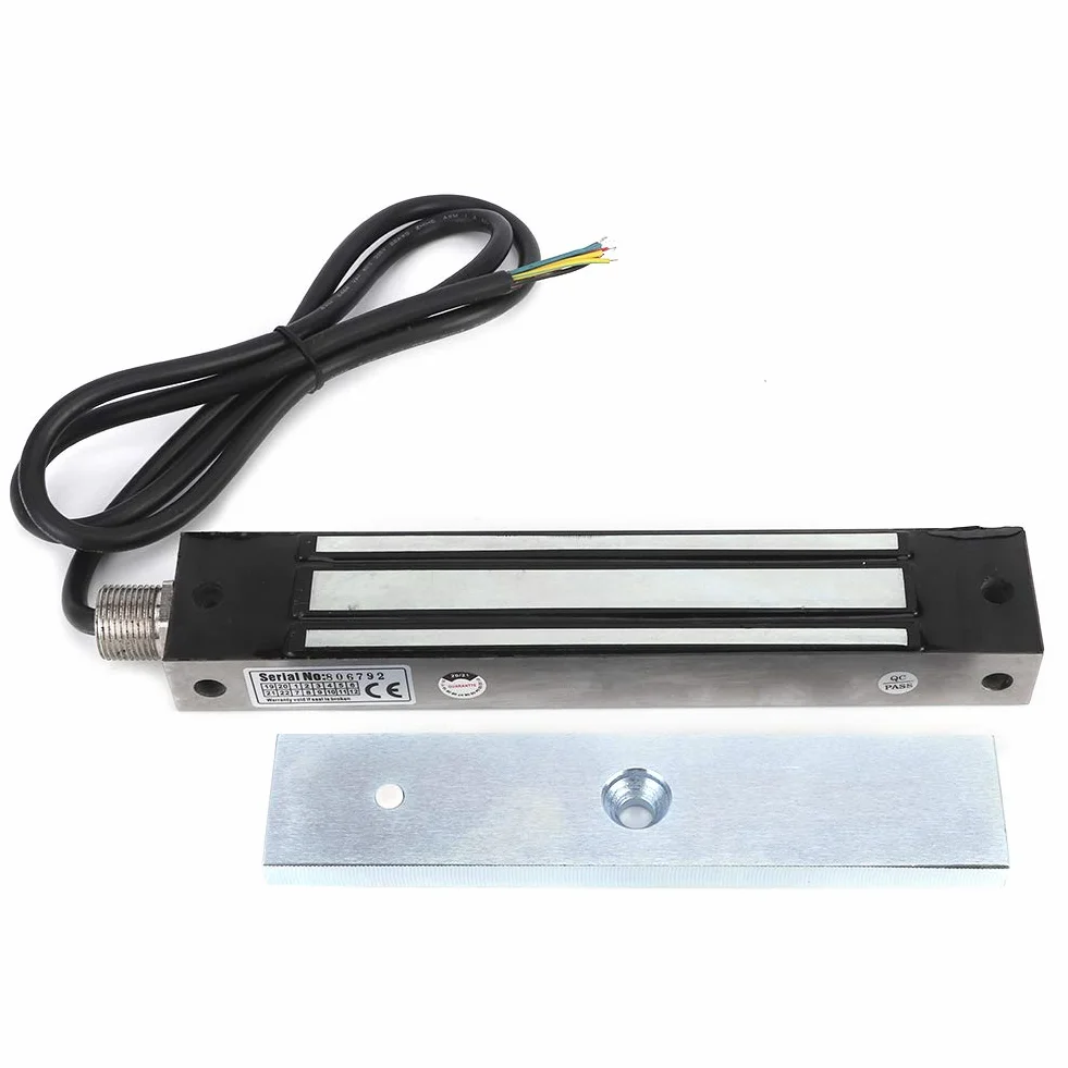 Sonew 280 kg DC12 / 24V kontrola dostępu magnetyczny zamek do drzwi, wodoodporny elektryczny zamek magnetyczny ze stali nierdzewnej do drzwi drewnianych, szklanych, metalowych, przeciwpożarowych