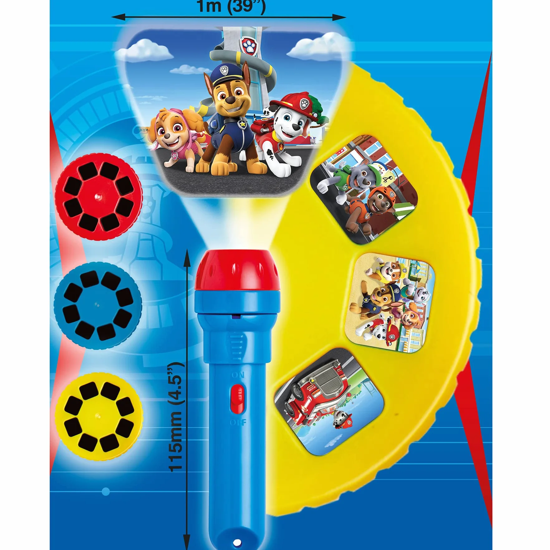 Paw Patrol Latarka i projektor