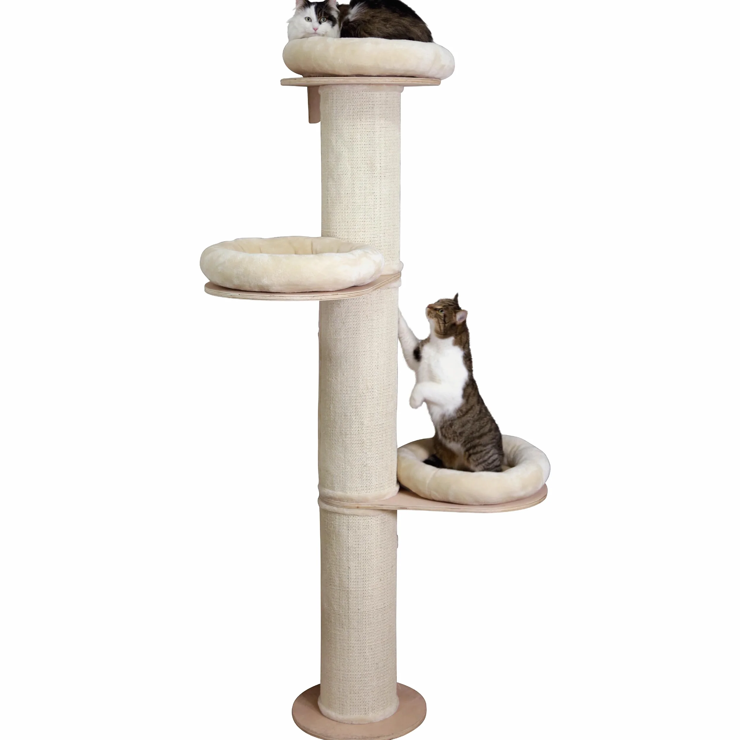 Kerbl Pet Maxi-Pet Wieża dla Kota, Beżowy, 187 x 38 cm