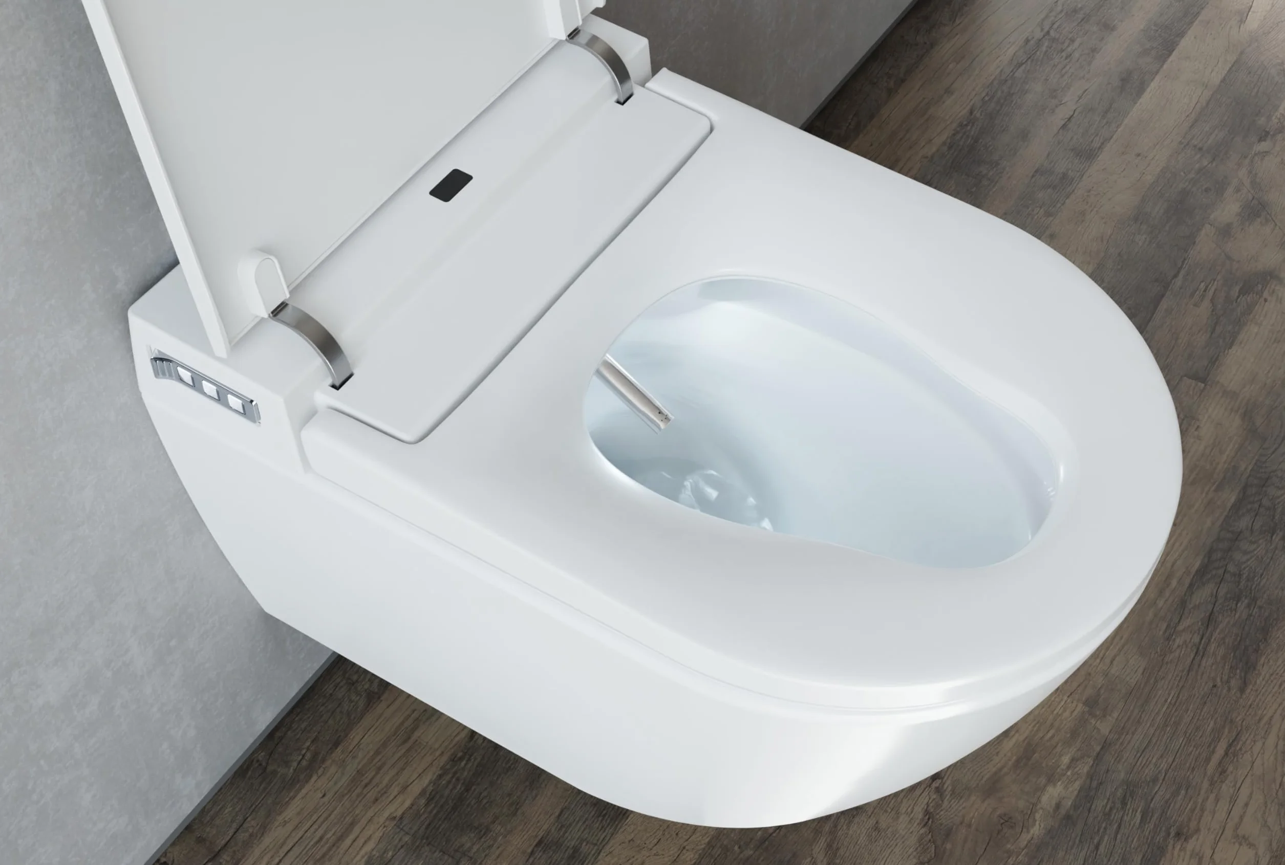 Bernstein 540 PRO Toaleta myjąca WC z funkcją bidetu, sterylizator wody, suszenie, podgrzewane siedzisko, bezkołnierzowa wisząca