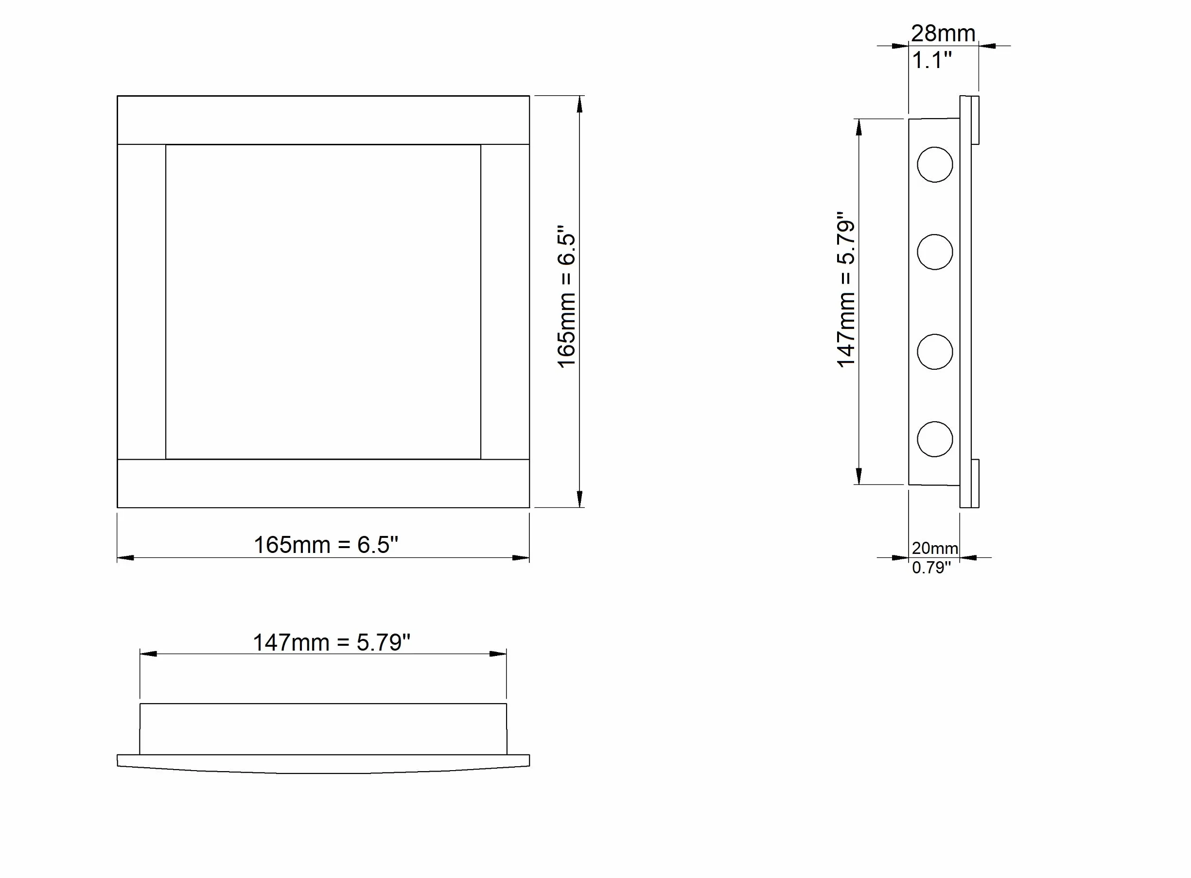 Steinberg14 Biała 15 x 15 cm klapa rewizyjna drzwi rewizyjne klapa konserwacyjna klapa inspekcyjna z tworzywa sztucznego 150 x 150 mm