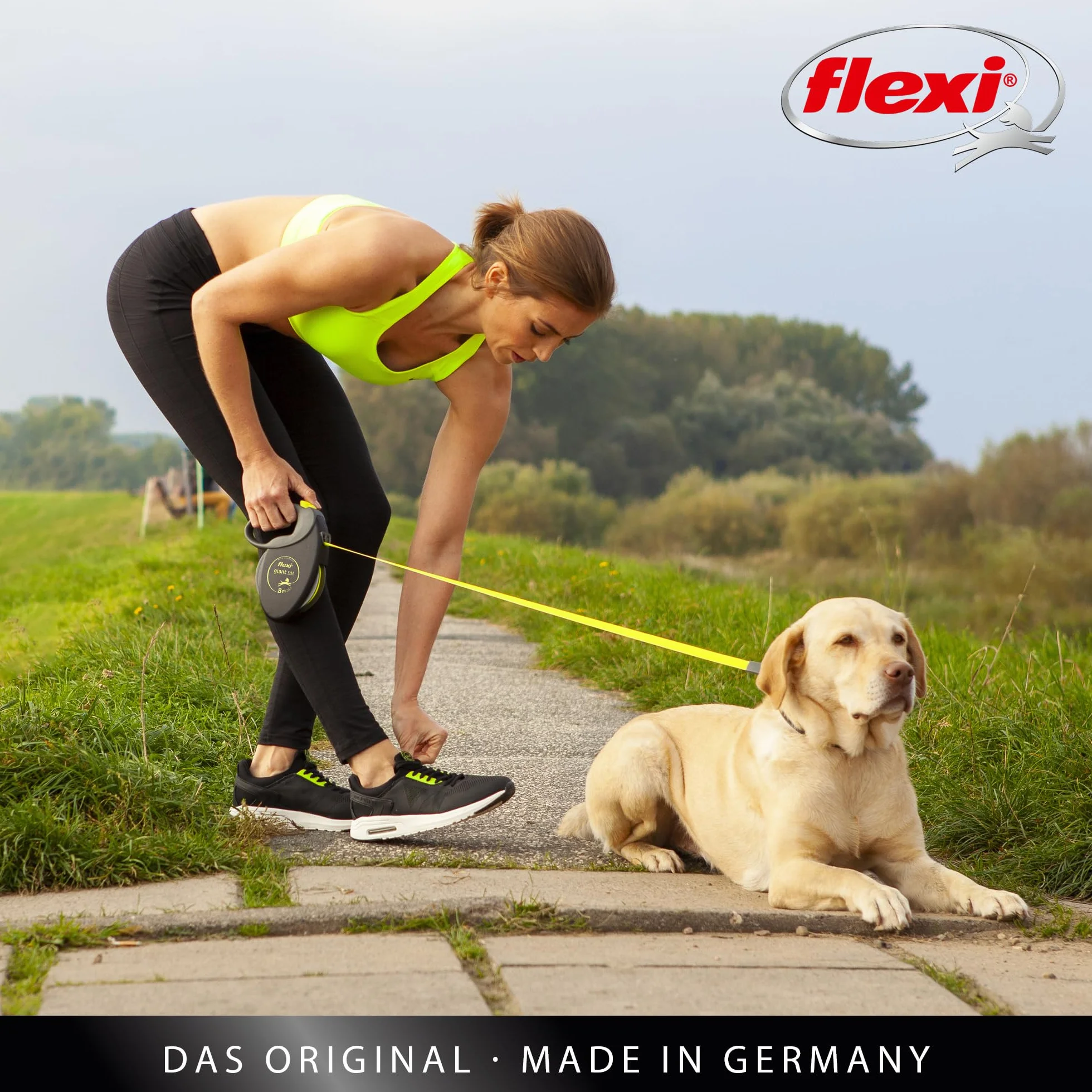 flexi® Giant Black Edition pasek 8 m, czarny, smycz zwijana dla psów do 50 kg