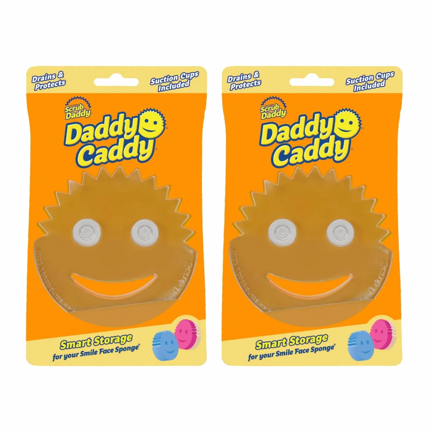 Scrub Daddy Uchwyt na gąbkę do zlewu Organizer do czyszczenia 2 szt