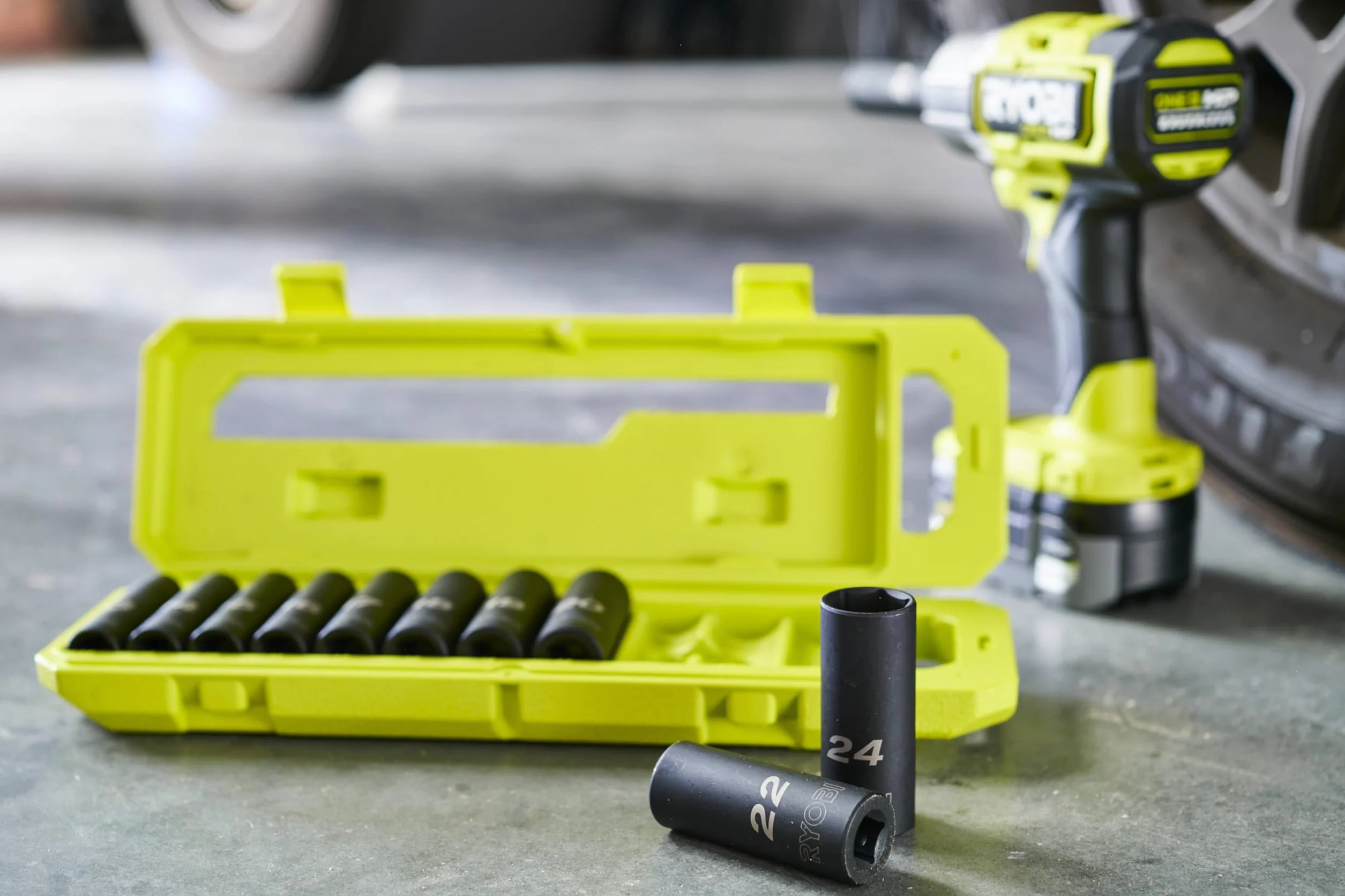 RYOBI Nasadki sześciokątne 1/2" (17, 19, 21 mm) - RHDIS10PC