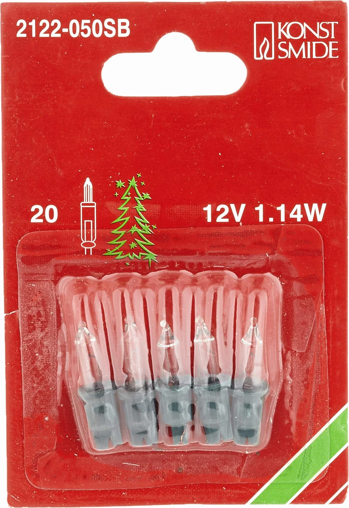 Konstsmide 2122-050sb akrylowa żarówka 2G7 25 W przezroczysta opakowanie 5 sztuk