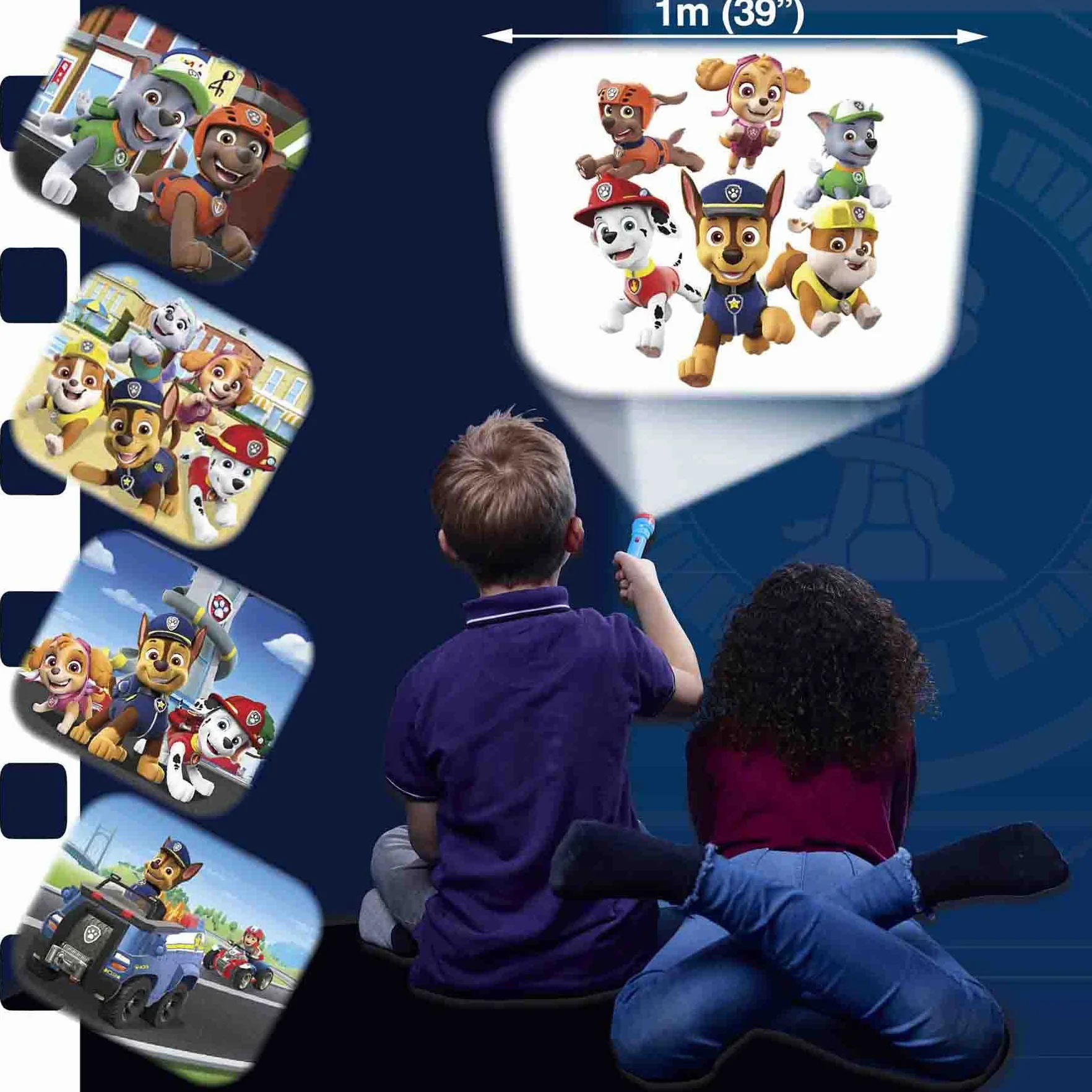 Paw Patrol Latarka i projektor