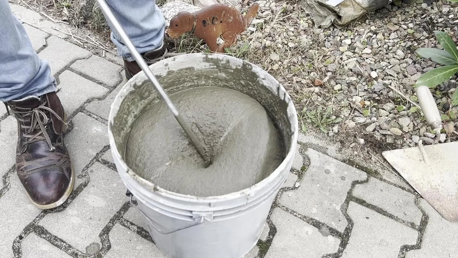 Mieszadło MAXA PRO - Gwint M14 – NIE PRYSKAJĄCE mieszanie zapraw, betonu, farb, klejów – 500 mm do mieszadeł elektrycznych – szybkie, czyste i dokładne mieszanie