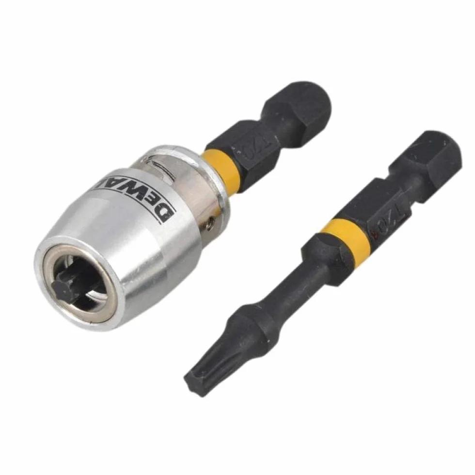 Wiertła skrętne udarowe TX0 50 mm 2 szt. tuleja magnetyczna śrubowa