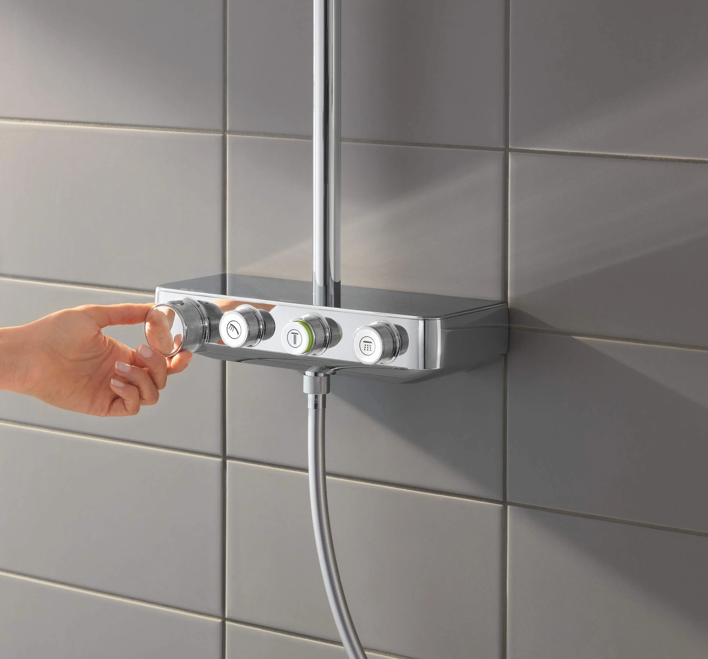 Grohe Euphoria SmartControl System 310 Duo, system prysznicowy z bateri? termostatyczn?, monta? ?cienny, chrom - 26507000