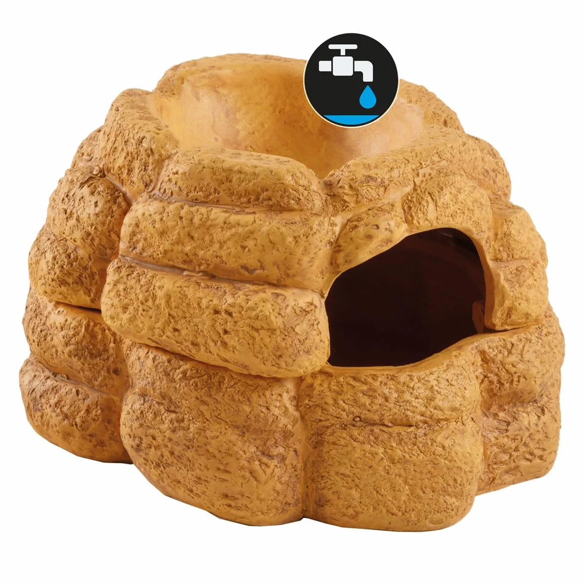 Exo Terra Big Rock Medium ceramiczna jaskinia z pokrywką