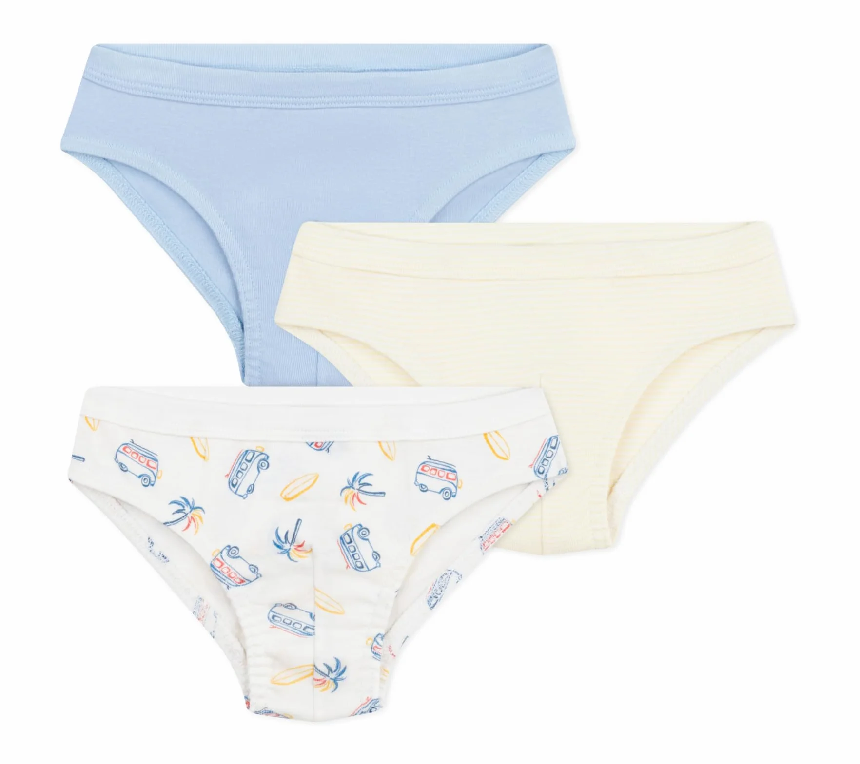 Petit Bateau Majtki męskie (opakowanie 3) dla dzieci i młodzieży, Wariant 1, 10 anni
