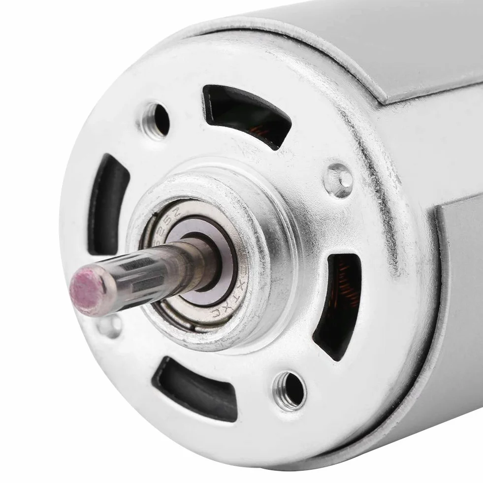 Jadeshay Mini silnik DC - mikrosilnik elektryczny 12 V 0,32 A 150 W 13000-15000 obr./min DC silnik bezszczotkowy duży moment obrotowy wysoka moc do narzędzi elektrycznych