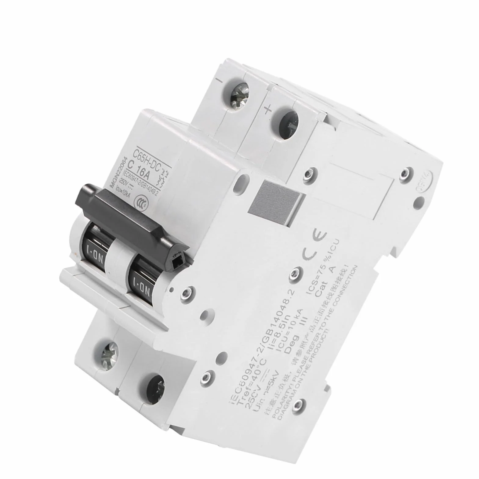 250V DC 2P Niederspannungs-Miniatur-Leistungsschalter Solar Energy Switch 16A / 32A / 63A(16A)