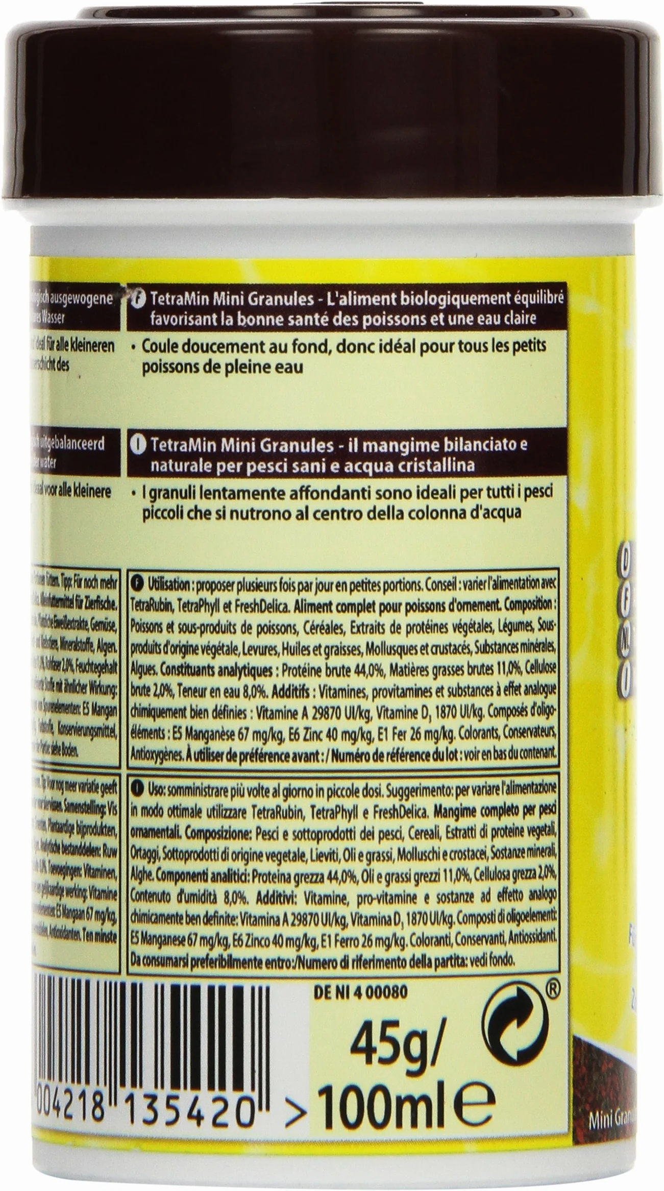 Tetra Min Mini Granules 100 ml – pokarm dla małych ryb ozdobnych