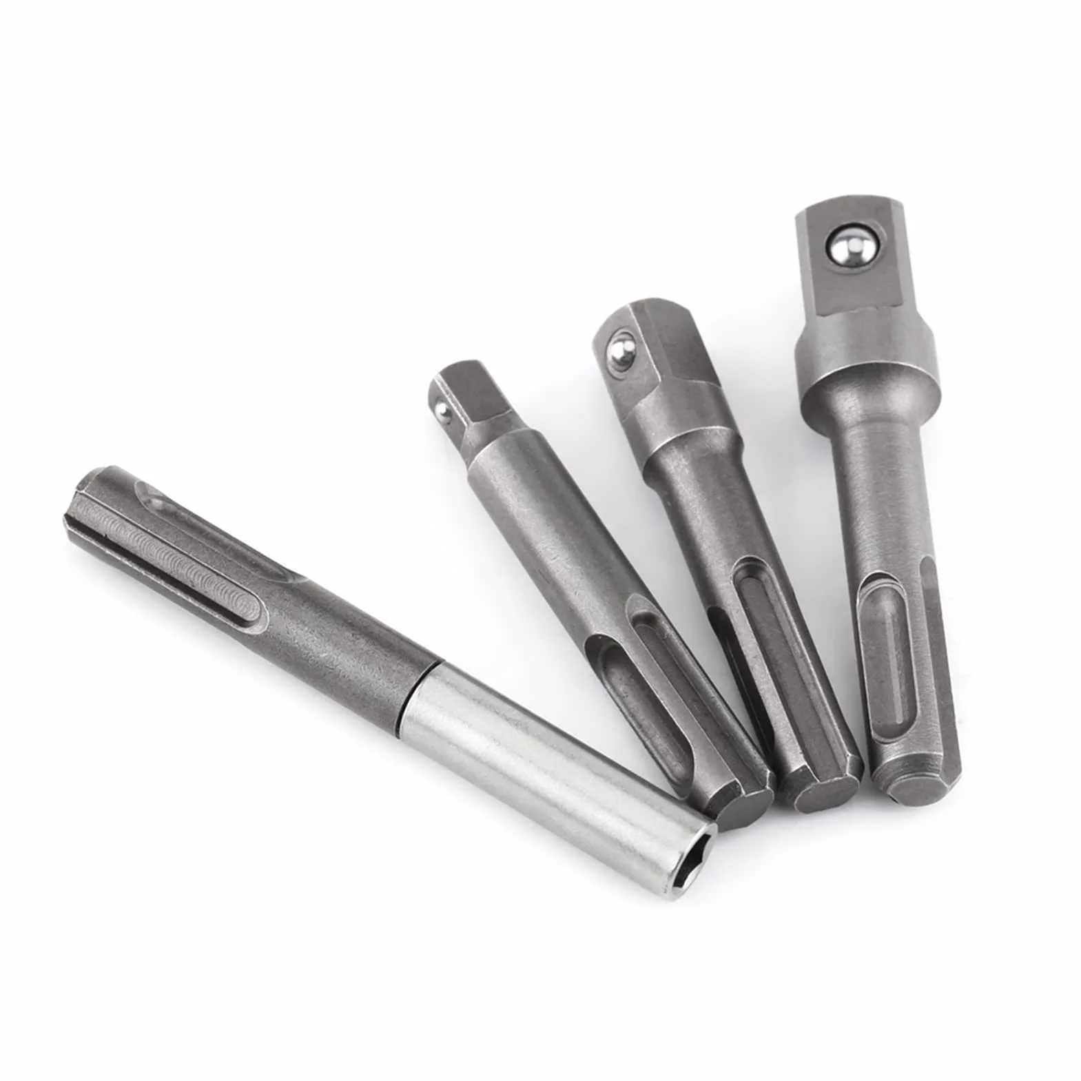 Jeffergarden Adapter SDS, Adapter Gniazda Sześciokątnego 1/4 Cala na Zestaw Adapterów Nasadek Udarowych 1/4 3/8 /2 do Nakrętek śrubowych Dowolna Wiertarka i Wkrętak Ręczny, Elastyczne