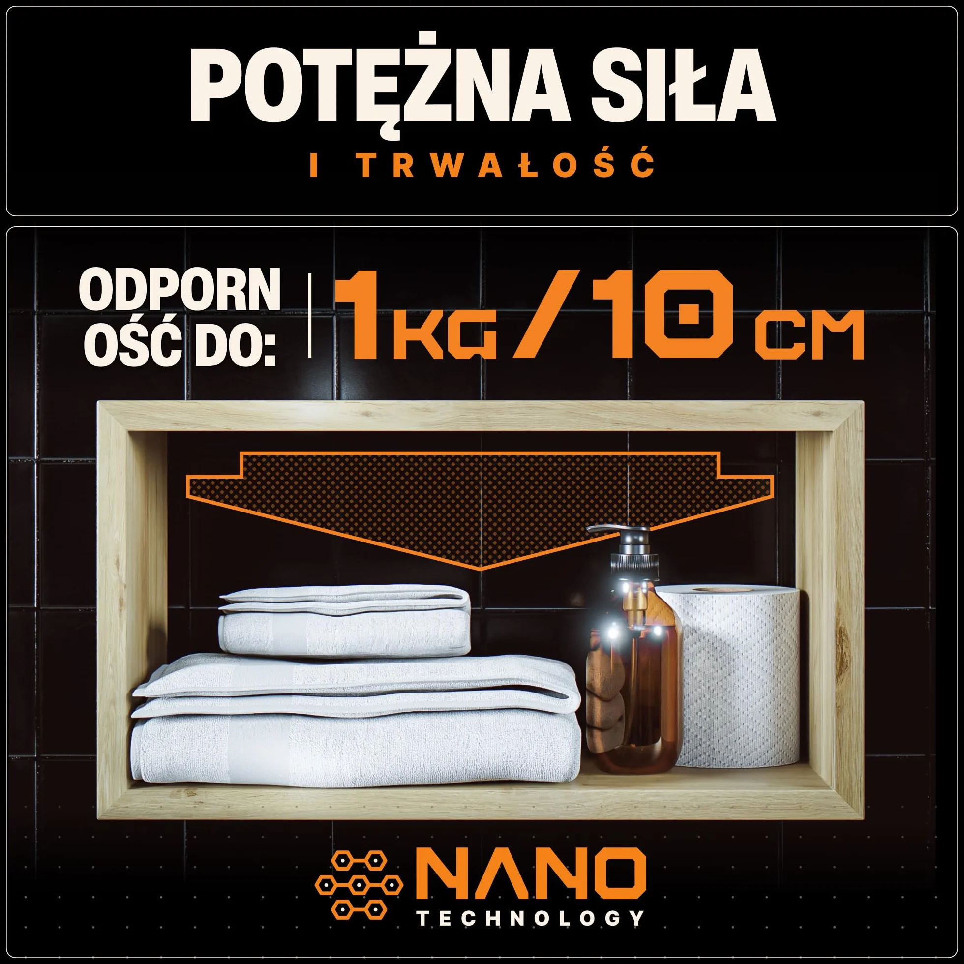 BAURIX Taśma dwustronnie klejąca 2 m - Mocna Silikonowa Nano-Taśma Przezroczysta