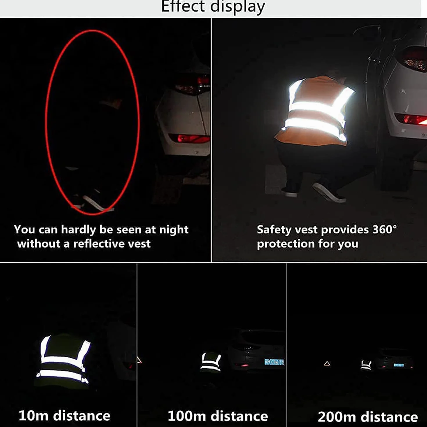 Hi Vis kamizelka odblaskowa bezpieczeństwa z kieszeniami ANSI/ISEA