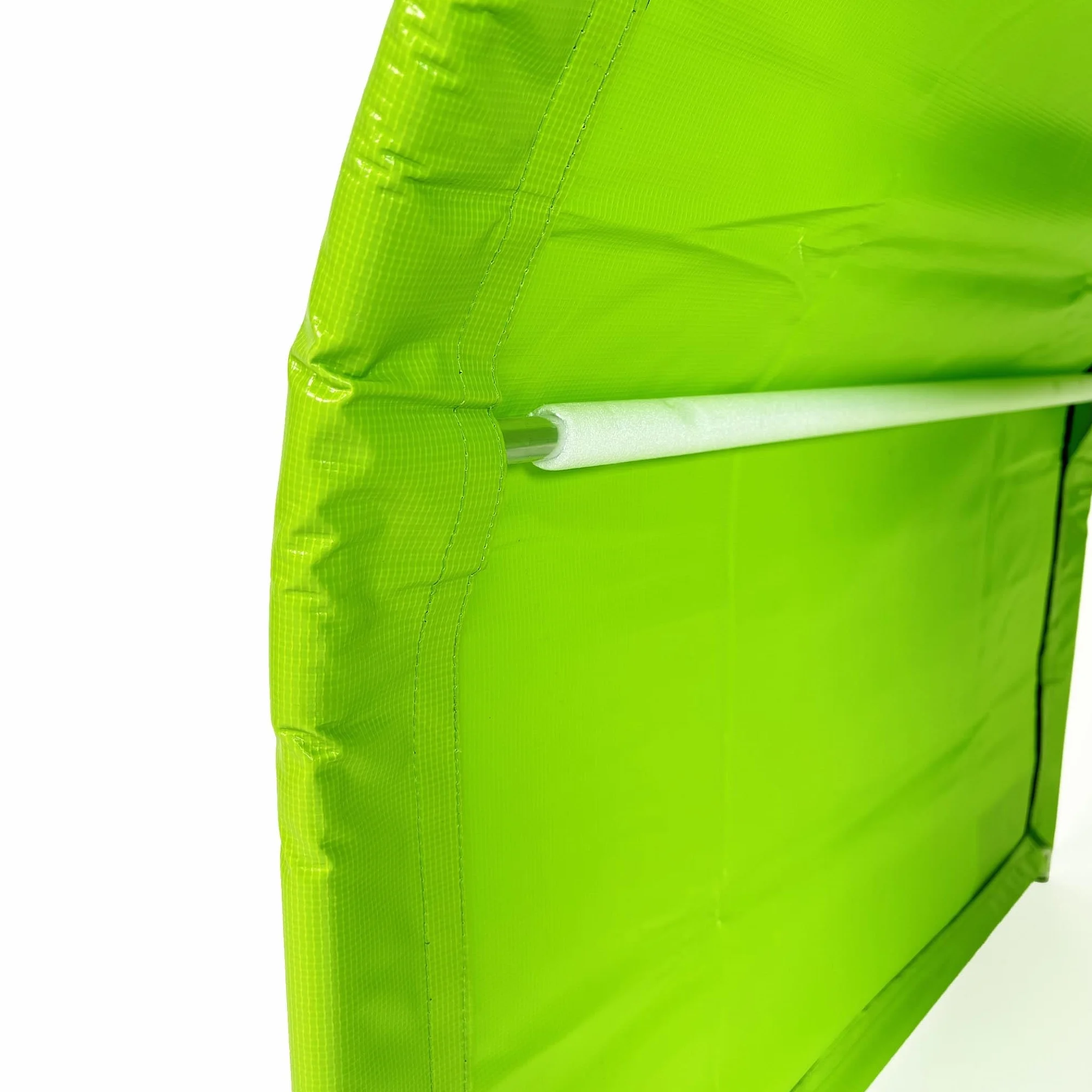 Callieway® BOLO-des Alpes Hoopers-Tunnel dwupak – bezpodłogowy i stabilny, 2 x 1 m, aluminiowa rama i promieniowanie UV, trening zwinności dla psów, limonkowa zieleń