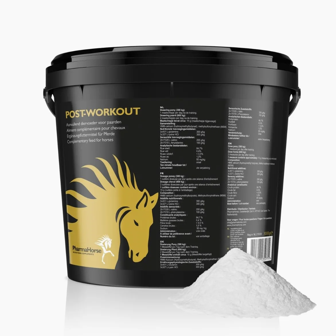 PharmaHorse Paard Post Workout 3000 Gram