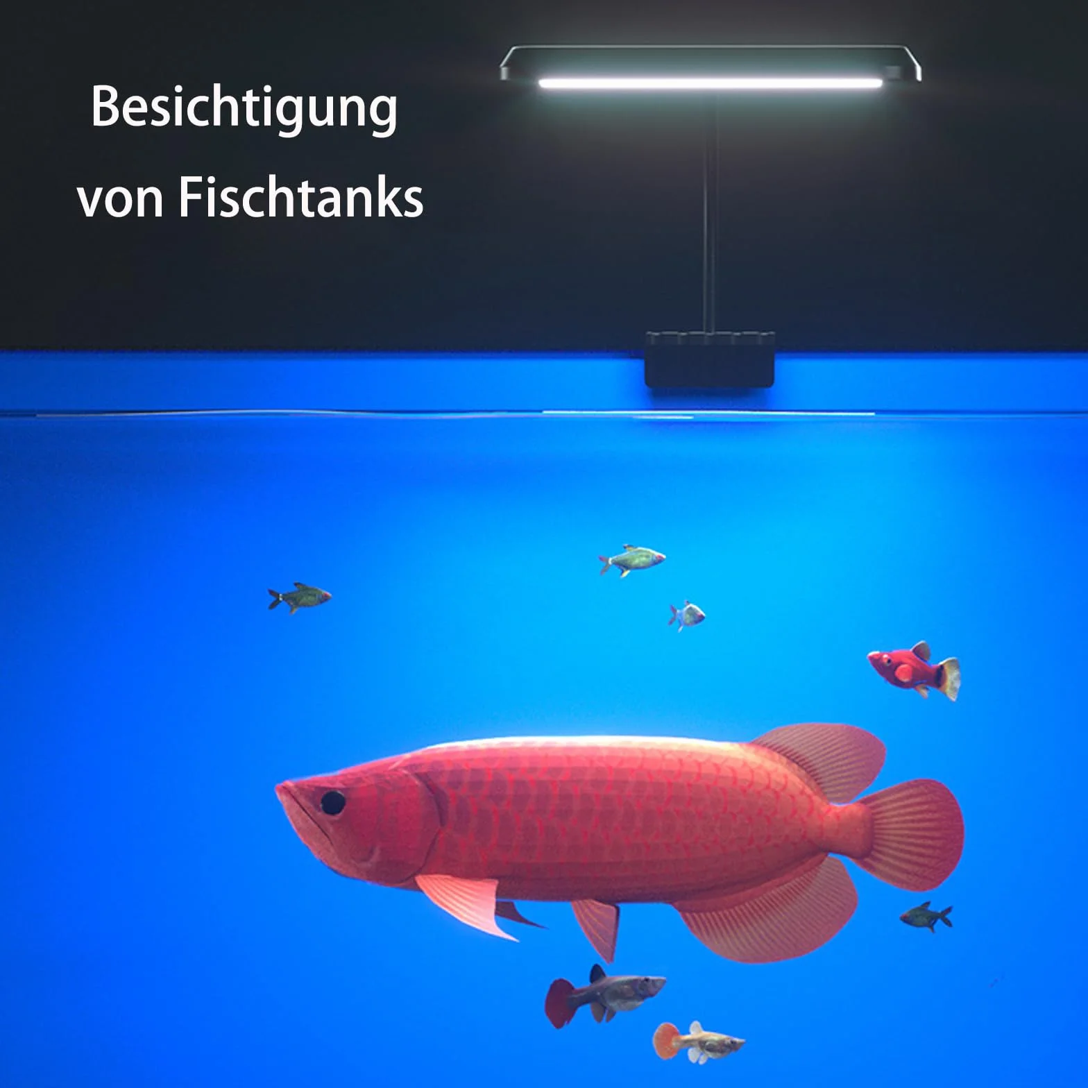 92RA Oświetlenie LED 360°, Lampa LED Energooszczędna i Odporna na Zaparowanie, Światło Wodoszczelne dla Roślin Wodnych i Ryb (13 W)