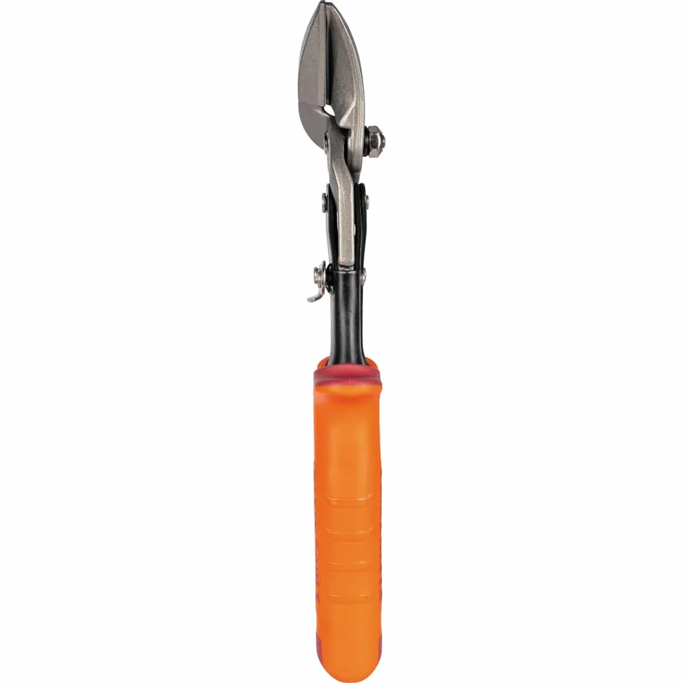 Klein Tools Nożyce do cięcia po lewej stronie, nożyce do cyny lotniczej z kutym ostrzem do precyzyjnego cięcia blachy