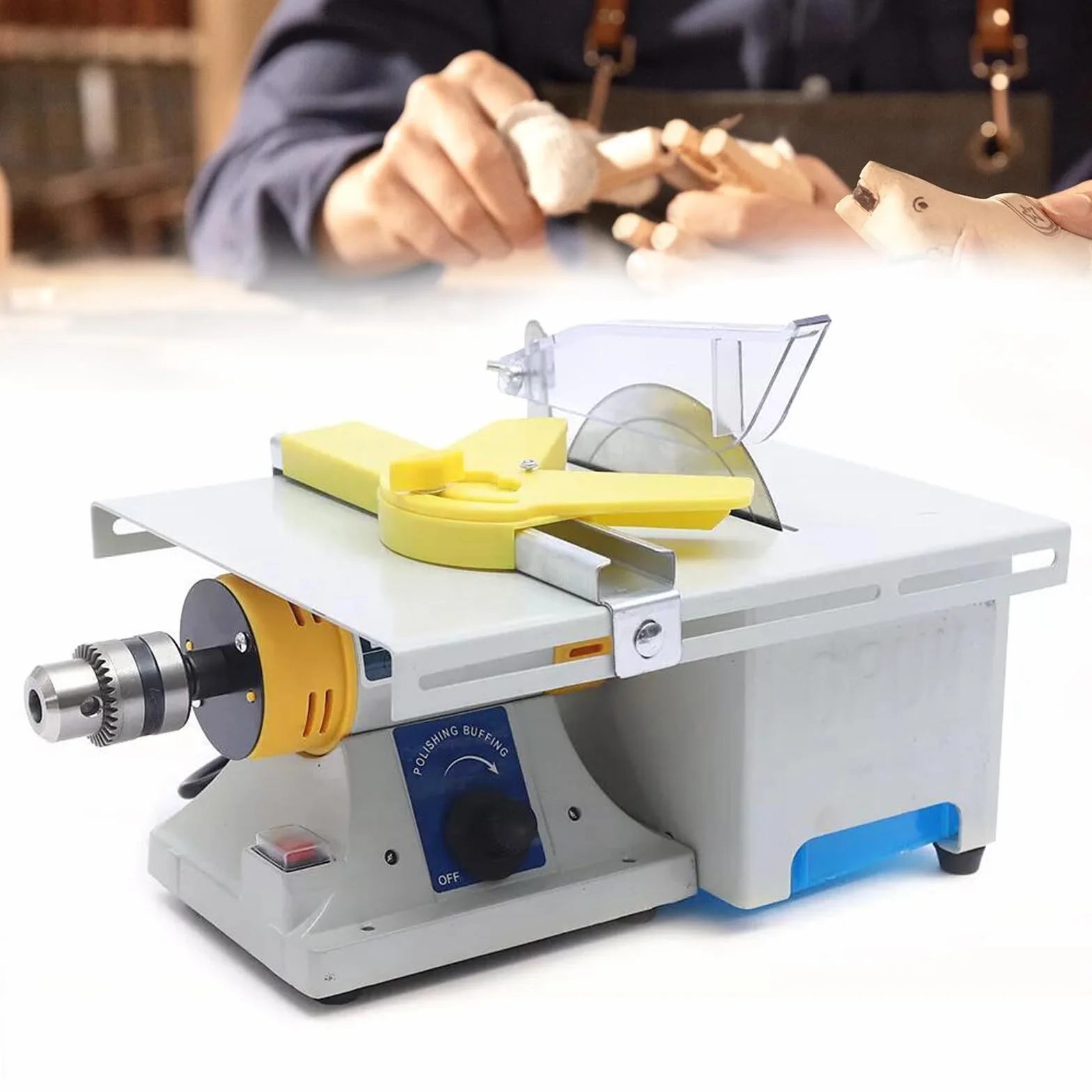 Szlifierka do polerowania kamieni szlachetnych, 800 obr./min, polerka stołowa, do obróbki drewna, 750 W, elektryczna szlifierka do biżuterii, biżuteria Rock Gem Polishing Tool