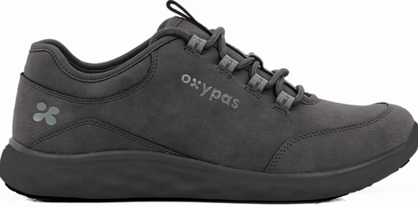 Oxypas 'Patricia' lekkie, wygodne buty profesjonalne z wkładką z pianki memory, antypoślizgową SRC i antystatyczną ESD (38 EU, czarne)