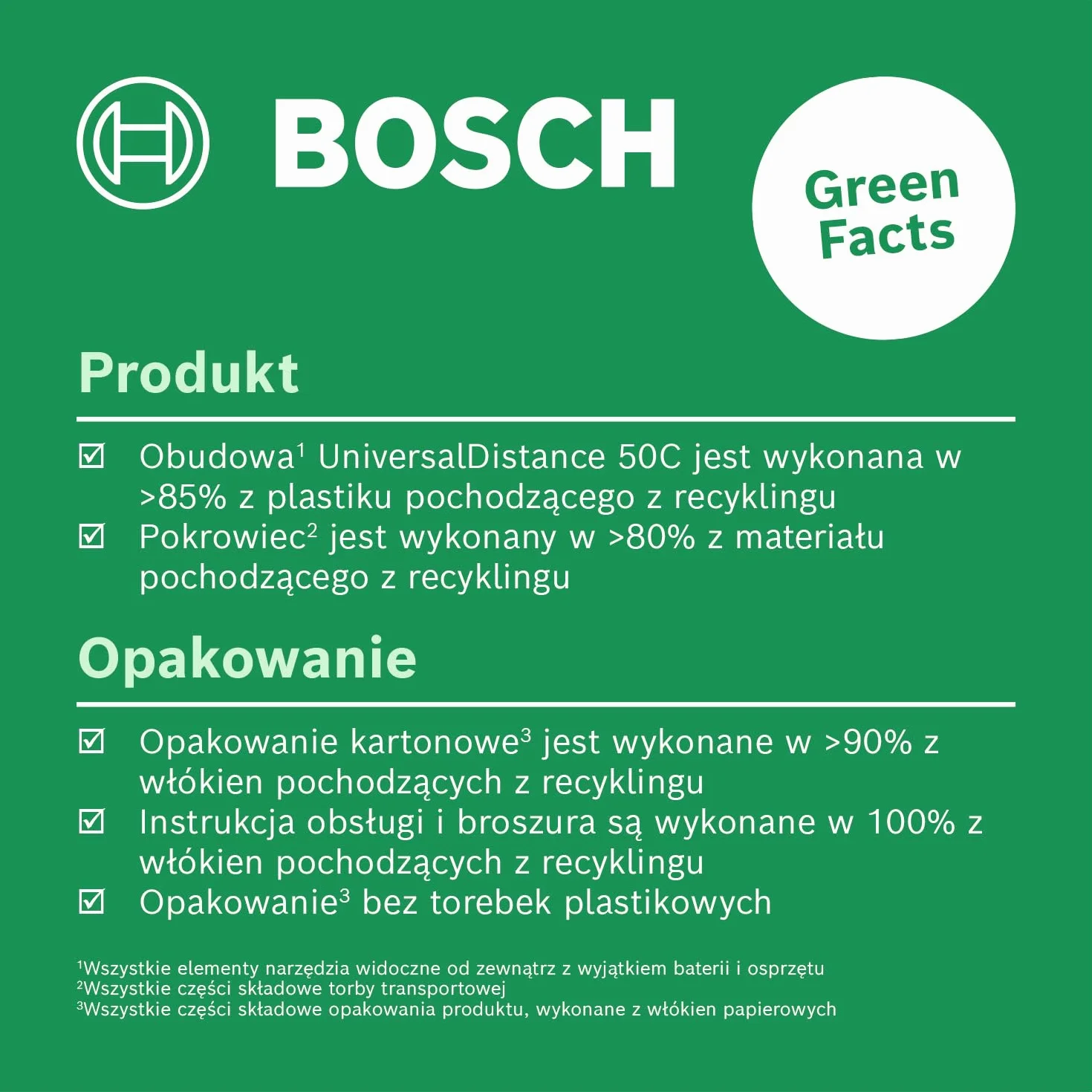 Bosch Dalmierz laserowy UniversalDistance 50 C (precyzyjny pomiar odległości w zakresie do 50 m, komunikacja przez Bluetooth, funkcje pomiarowe, opakowanie kartonowe E-Commerce)