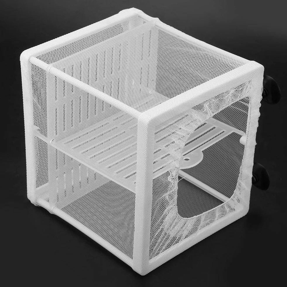 Inkubator ryb Siatka Box Akwarium Wylęgarnia Akwarium Izolacja Box Fish Farmer Box Młode ryby Wylęgarnia Inkubator z płytą izolacyjną