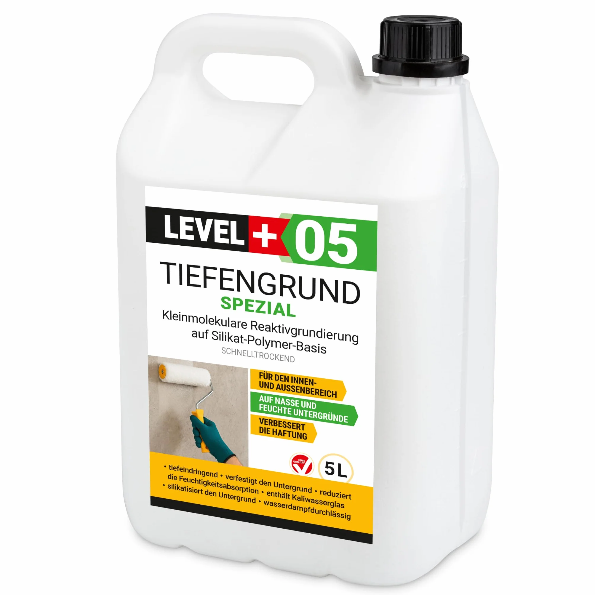 Grunt Krzemianujący 5L z Szkłem Wodnym Level+05