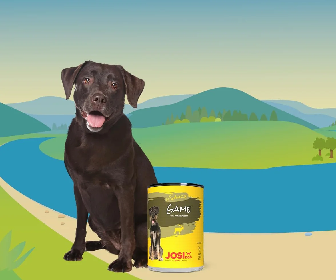 JosiDog Dziczyzna w sosie 12x415g Mokra Karma dla psów