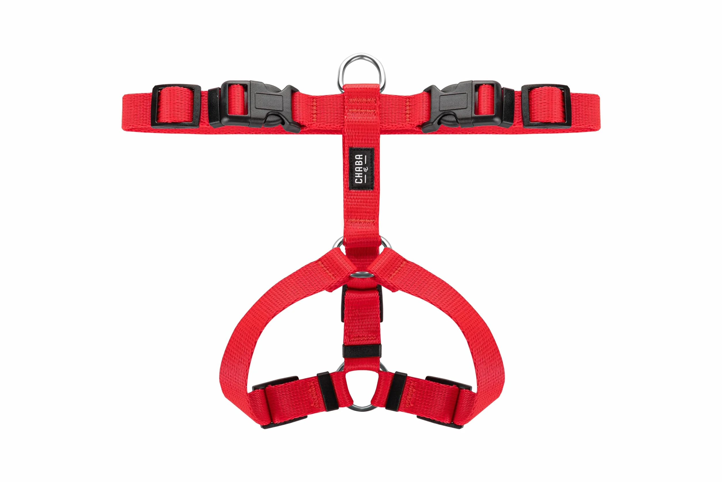Chaba Szelki dla Małego Psa Guard | 5-cio stopniowa regulacja | Mocne zatrzaski | Ergonomiczne, Bezuciskowe, Lekkie, Regulowane, Solidne, Mocne, Wygodne | NO SHARP | CZERWONE | M