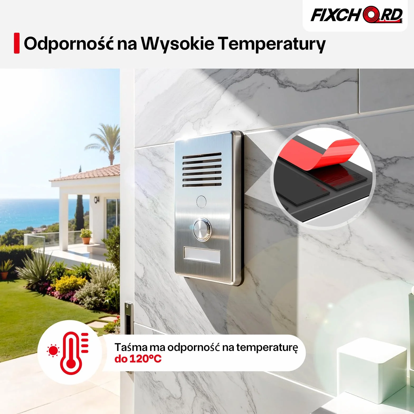 Taśma Dwustronna Heavy Duty, 10m×25mm Bardzo Mocna Taśma Samoprzylepna, Wodoodporna Taśma Montażowa, Dwustronna Akrylowa Taśma Piankowa do Samochodu, Pasków LED, Dekoracji Domu i Biura
