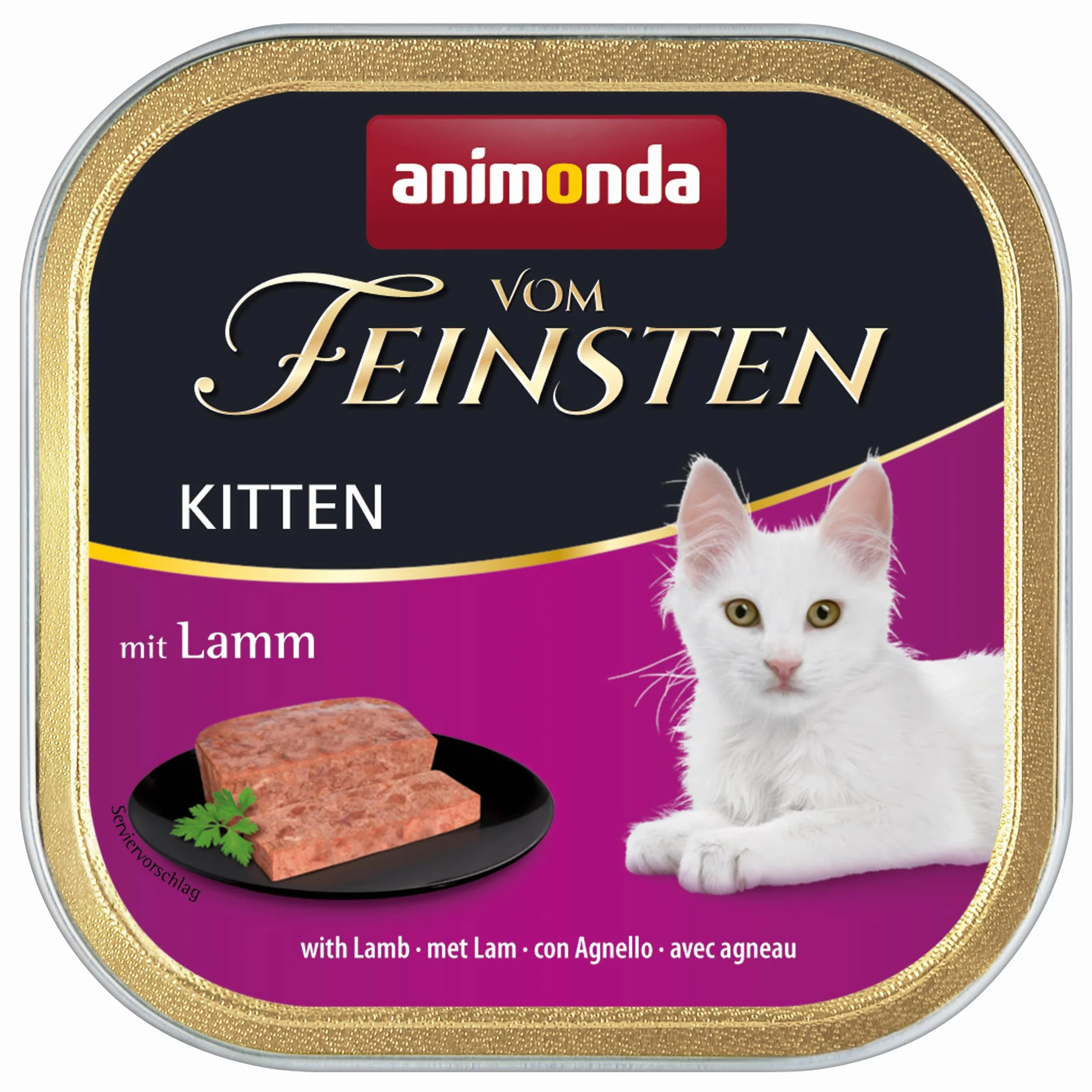 Animonda Vom Feinsten Kitten Karma dla Kotów, Mix Smaków, 32x100 g