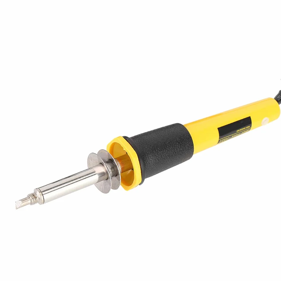 Hyuduo Elektryczny Drewno Pirografia Pirografia Narzędzie do Spalania Drewna 40W 400 ℃ z 5 Lutowymi Końcówkami do Skórzanego Drewna Ergonomicznego Gumowego Uchwytu