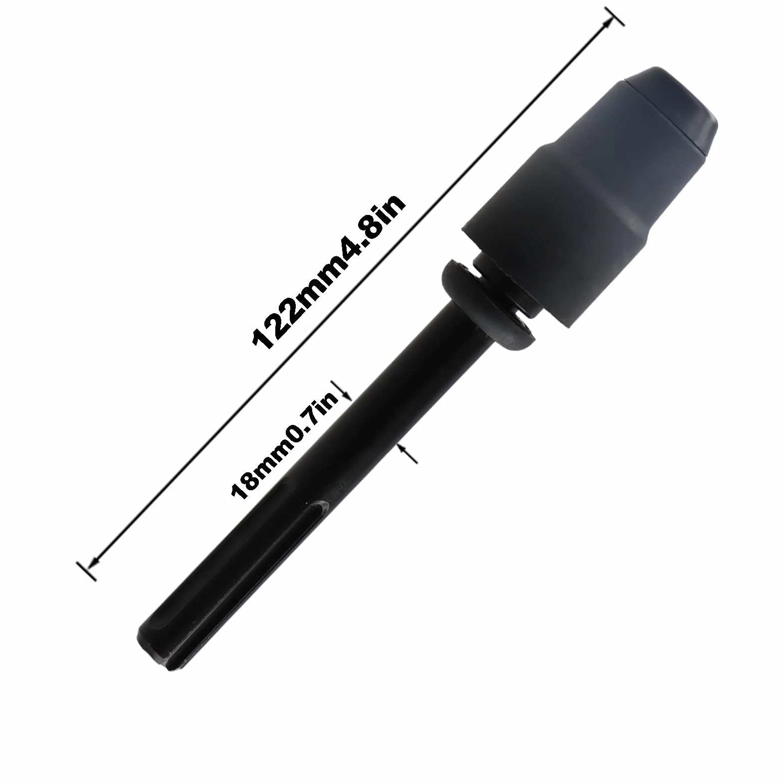 Joyan Adapter SDS Max A SDS Plus, adapter do wierteł udarowych, adapter do szybkonarzędzi wiertarskich, wiertarka udarowa do młotków młotkowych