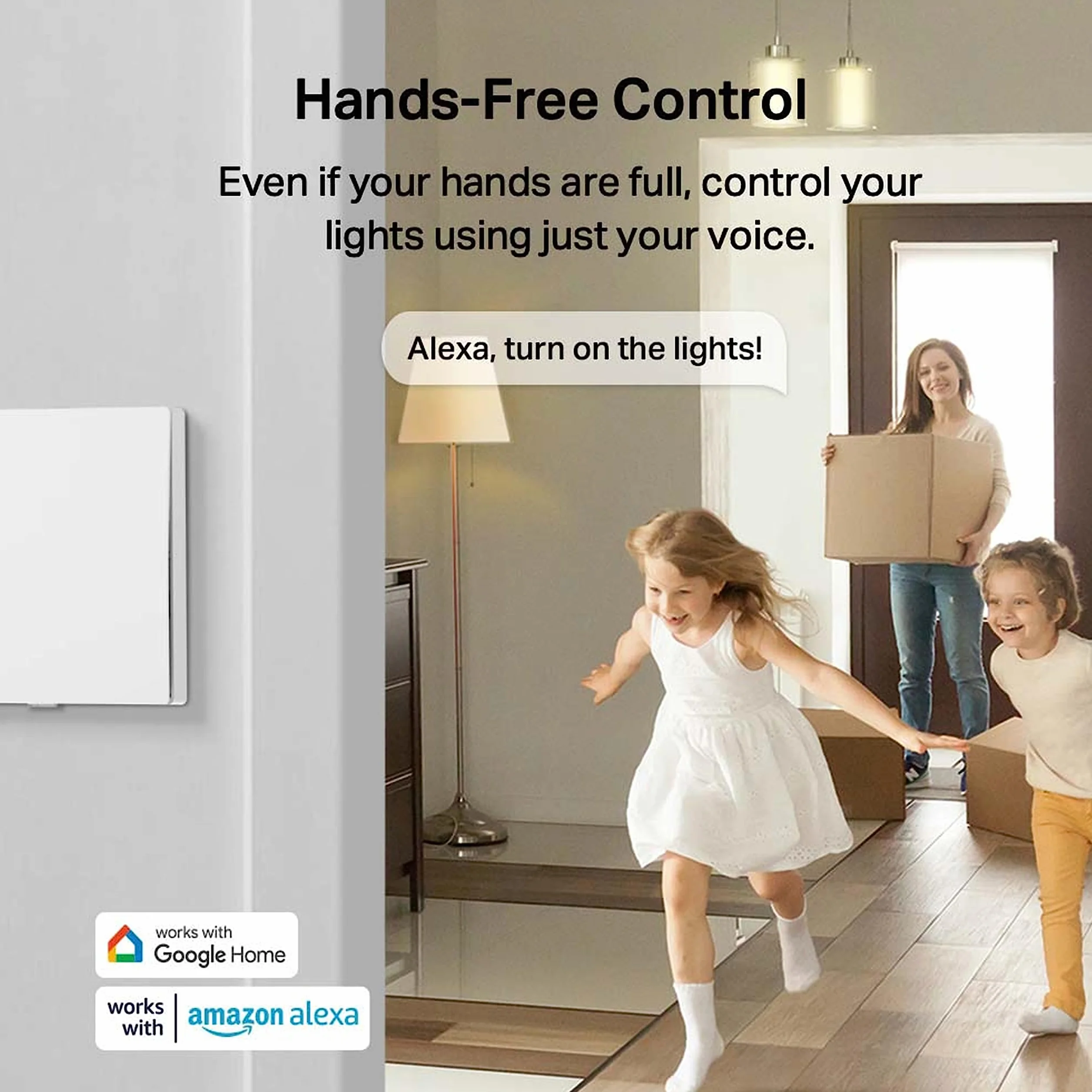 TP-Link Tapo S210 | Inteligentny bezprzewodowy przełącznik jednobiegunowy | Bateria do 5 lat | Instalacja bez okablowania | Kompatybilny z Tapo Smart Actions