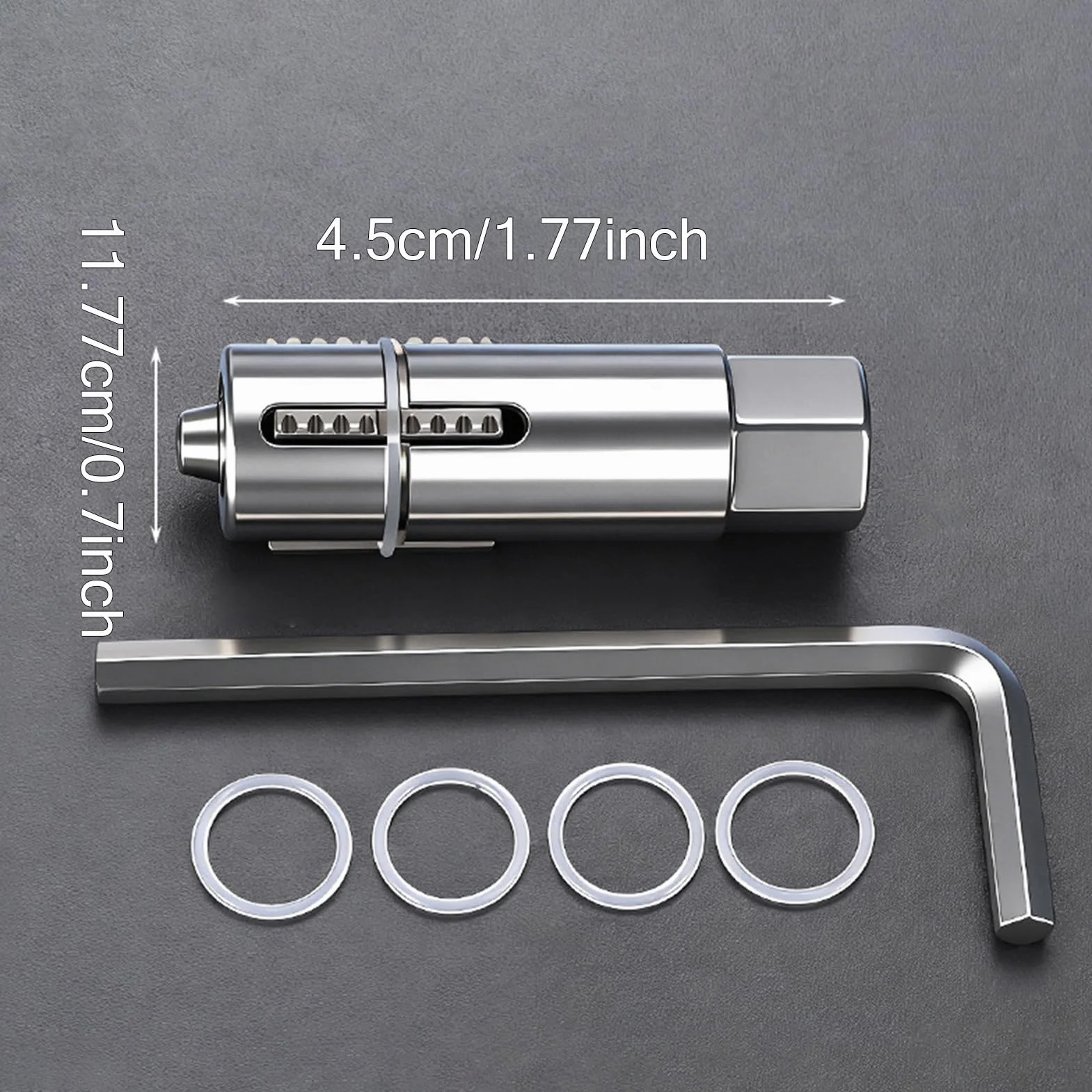 Zestaw do wyciągania rur, regulowane narzędzie do dużych obciążeń, 12 mm i 14 mm, narzędzie do usuwania śrub rurowych z kluczem sześciokątnym, do konserwacji gwintu zaworu kranowego