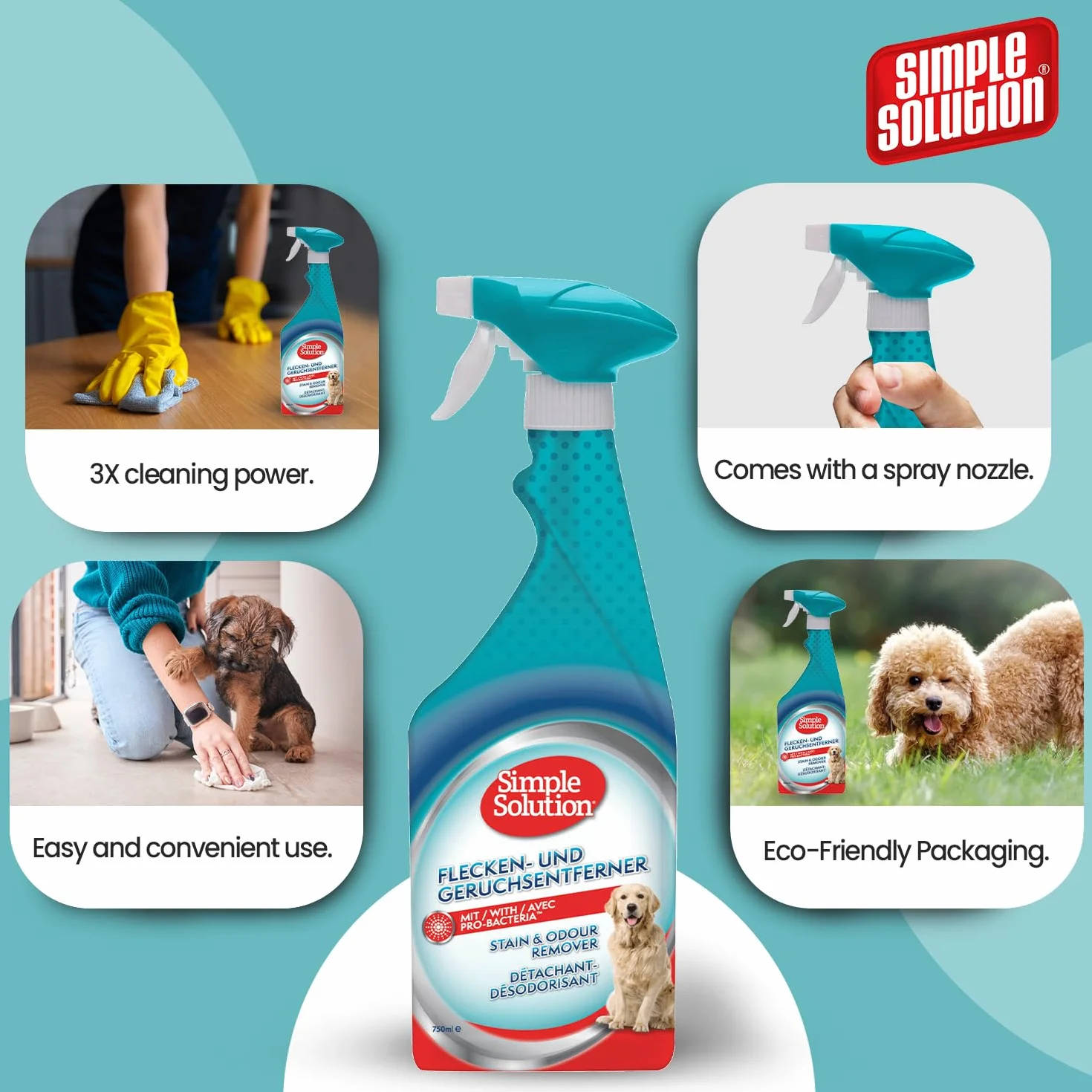Simple Solution Środek do usuwania plam i zapachów
