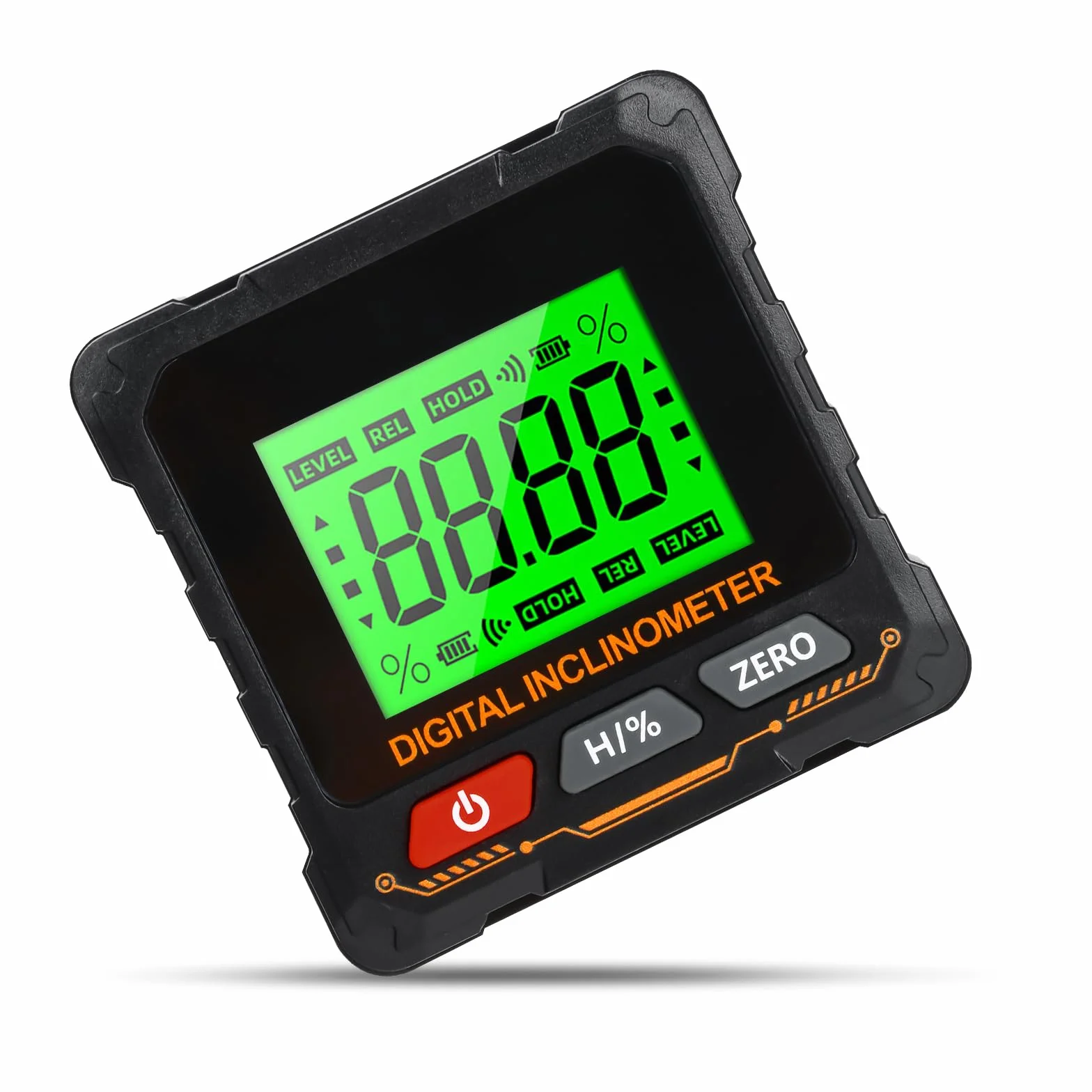 Cyfrowy kątomierz LCD z podstawą magnetyczną 360° z podświetleniem