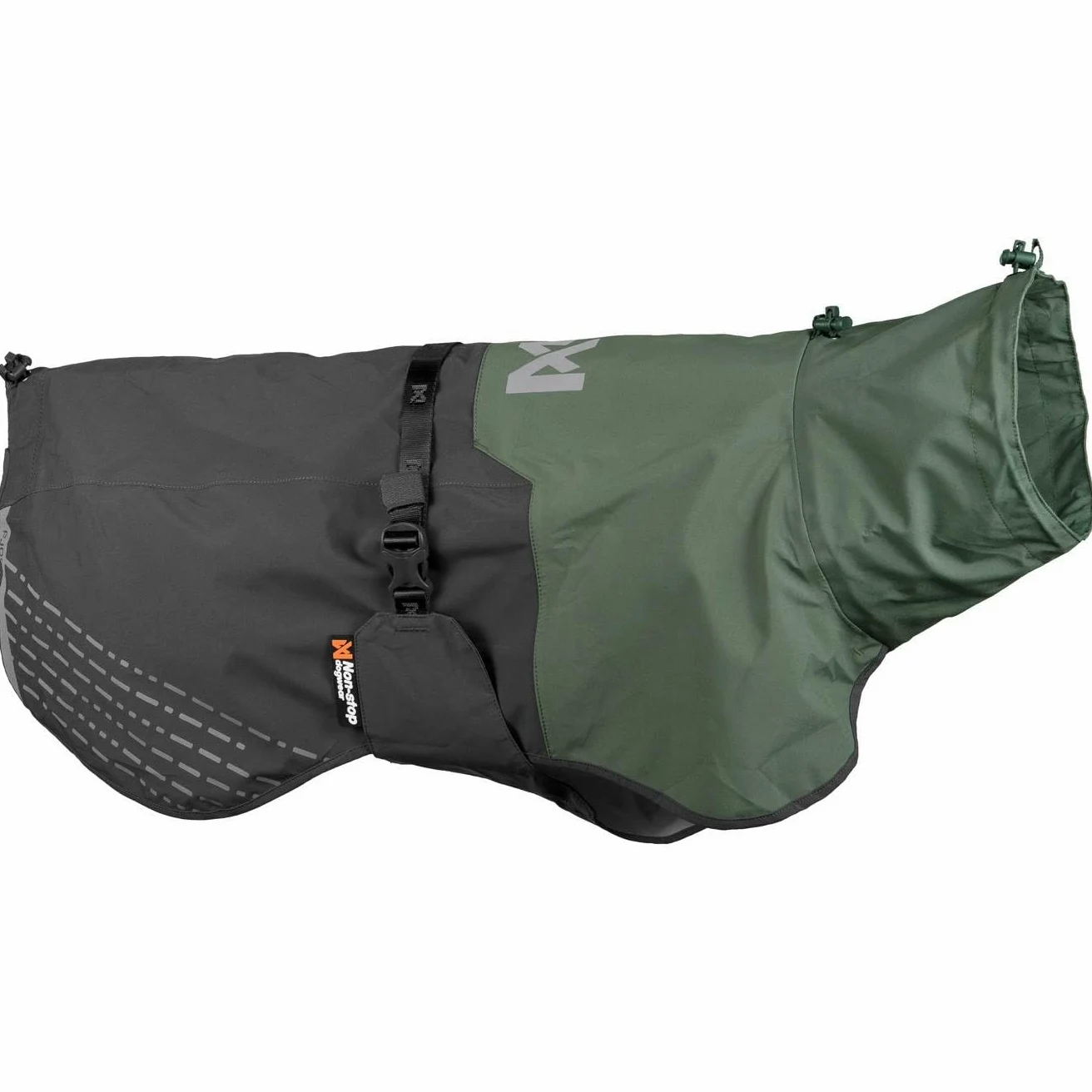 Non-Stop Fjord Raincoat Grey/Green 65