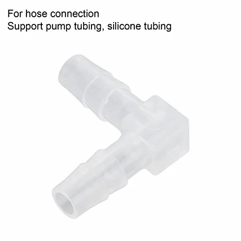 KIMISS Elbow Hose Barb 90 stopni 10 szt plastikowe złączki L do węży adapter równy akwarium