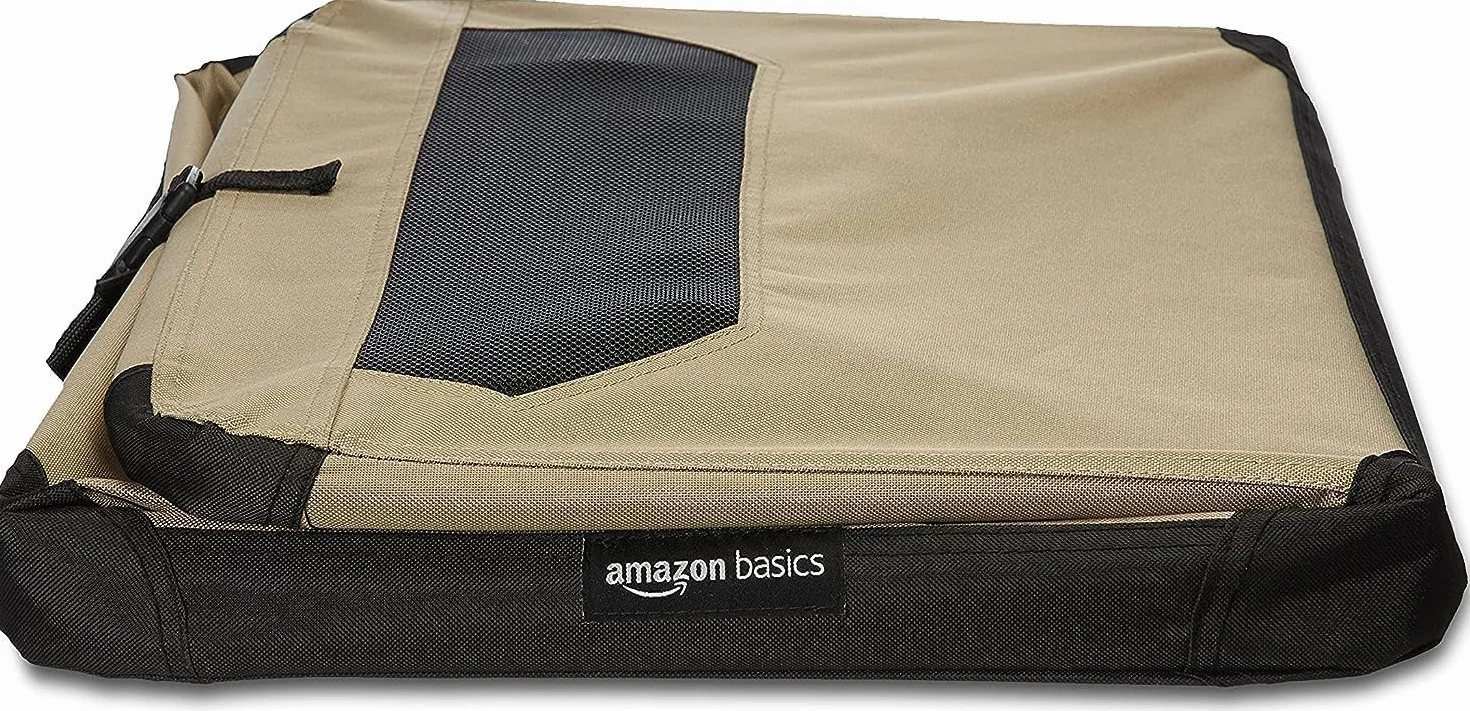 Amazon Basics - Klatka dla psa, miękka, składana, 66 cm