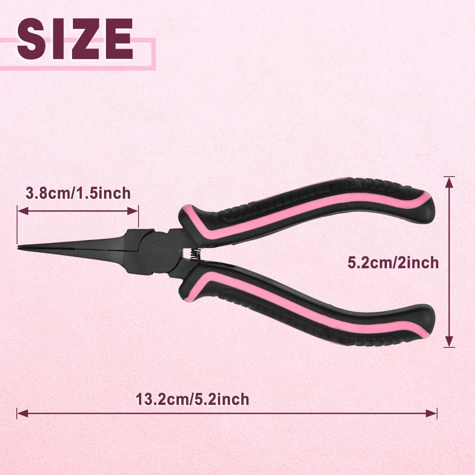 LEONTOOL 13,2 cm cienkie szczypce płaskie z zębatą szczęką do biżuterii i PCB