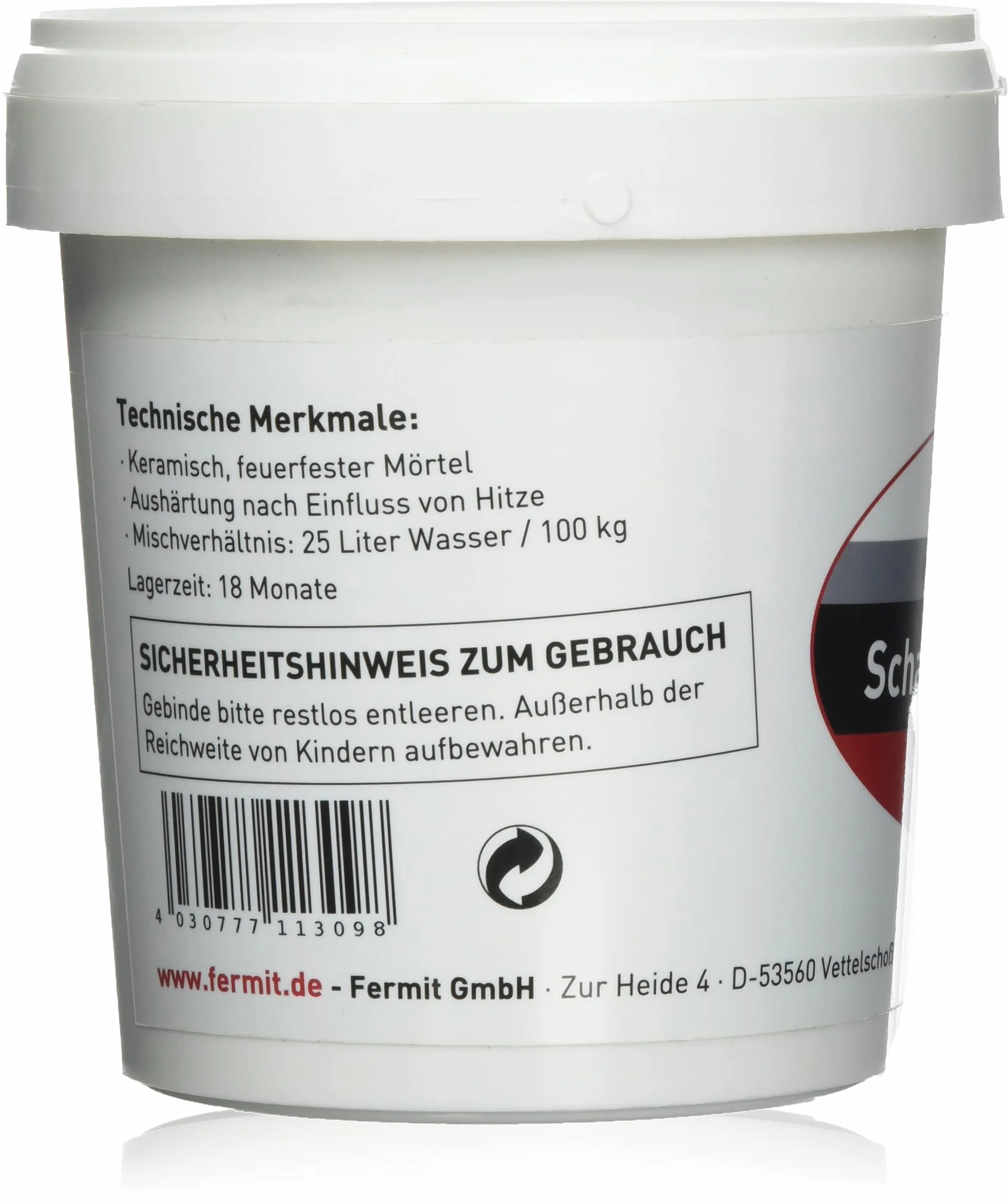 Fermit Zaprawa Szamotowa, 1 kg