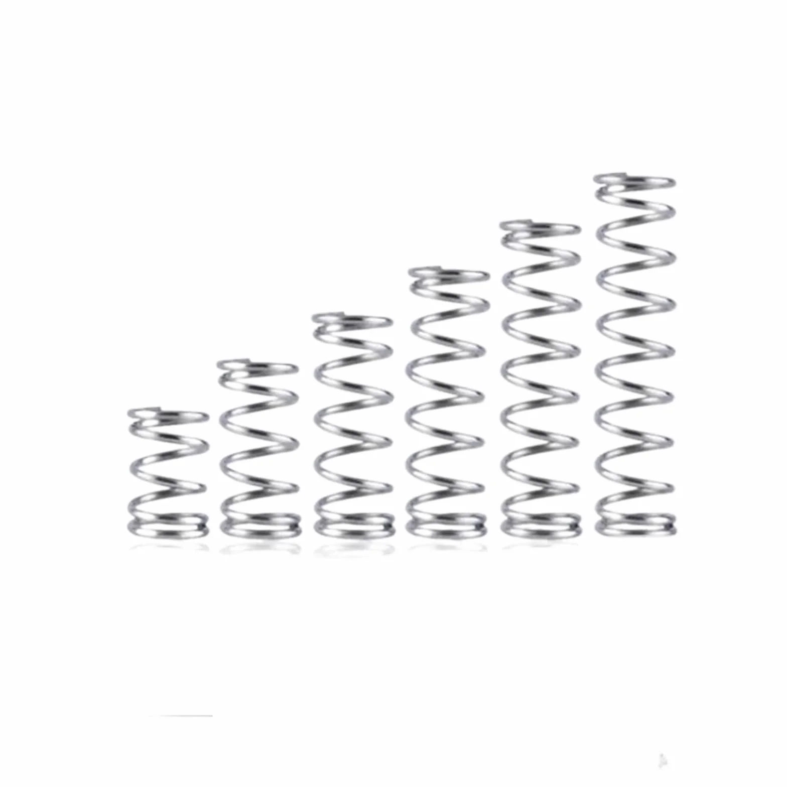 Stainless Steel Micro Compression Springs 0.2mm 0.3mm OD 2-6mm Length 5-50mm 20pcs