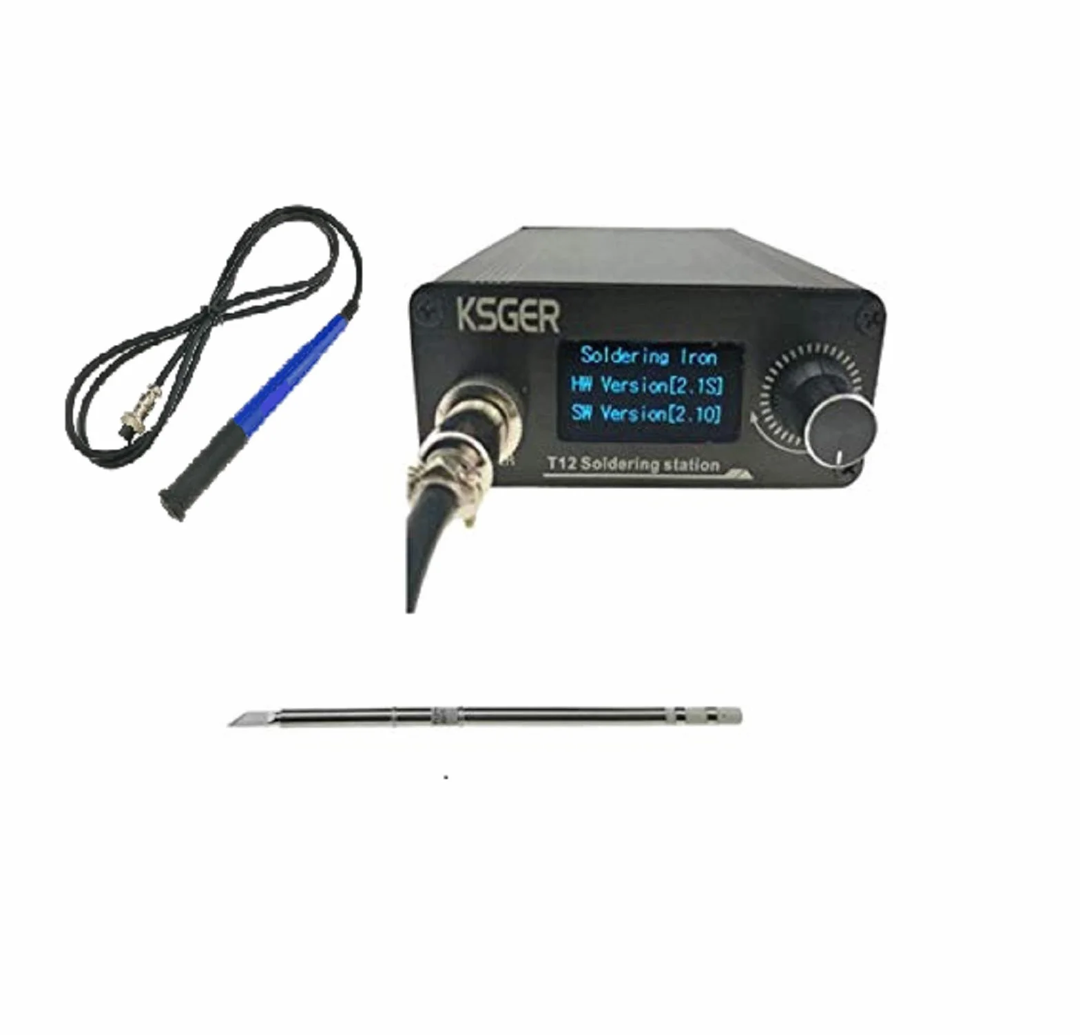 Werse V3.0 T12 cyfrowy regulator temperatury, stacja lutownicza, elektryczna, końcówki do lutownicy T12-K + uchwyt 9501