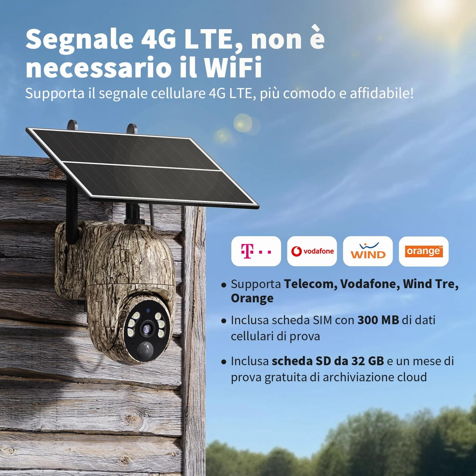 4G LTE kamera do obserwacji dzikich zwierząt z kartą SIM, 2K solarna kamera do obserwacji dzikich zwierząt z aplikacją do transmisji na telefon, bezprzewodowa kamera do monitoringu na zewnątrz z