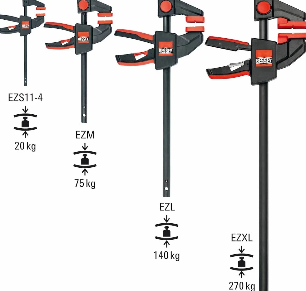 BESSEY Apriete 2xEZS 110x40mm EZS11-4SET